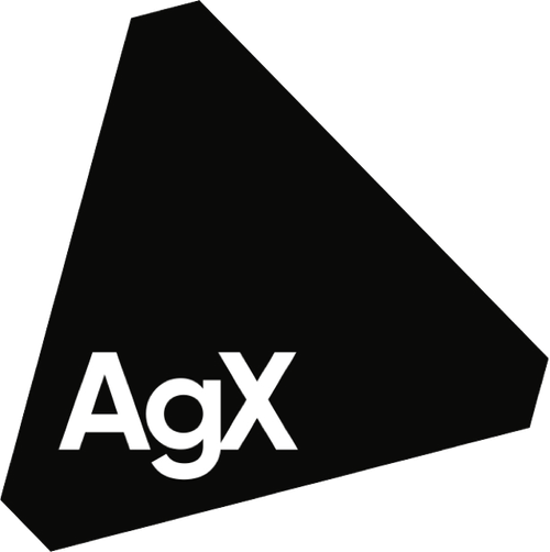 Logo companie de producție AgX