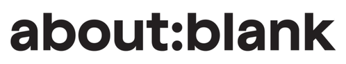 about:blank production company logo