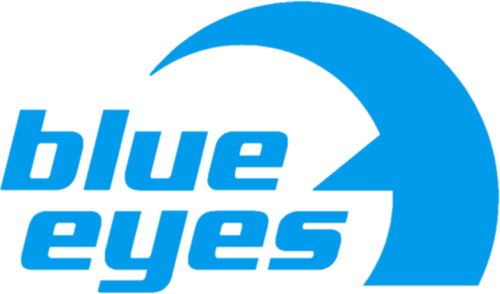 Blue Eyes Fiction production company logo